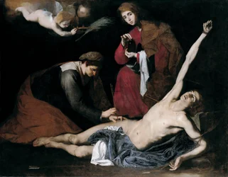 Saint Sébastien soigné par les saintes femmes